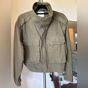 Dynamite Olive Utility Style Jacket